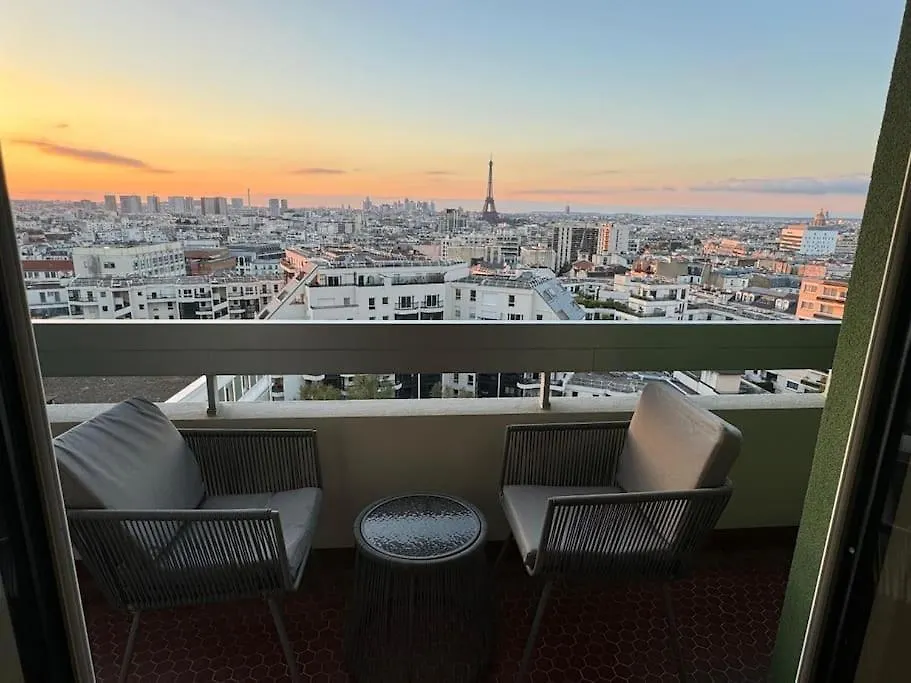 파리 Montparnasse - Vue Tour Eiffel - Balcon 아파트