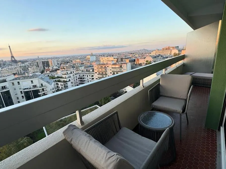 Montparnasse - Vue Tour Eiffel - Balcon Apartment Paris